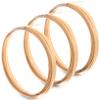 GLSTOY 3 Rolls Rattan Skin DIY Rattan Lacing for Crafting Thin Strip Cane Weaving Material view 1