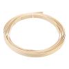 PATIKIL 10 Feet x 0.6" Bamboo Rattan Weaving Cane, 7 Pcs Bamboo Strips Weave Basket Weaving Supplies for Crafting DIY Rattan Woven Making, Wooden view 1