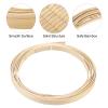 PATIKIL 10 Feet x 0.6" Bamboo Rattan Weaving Cane, 7 Pcs Bamboo Strips Weave Basket Weaving Supplies for Crafting DIY Rattan Woven Making, Wooden view 3