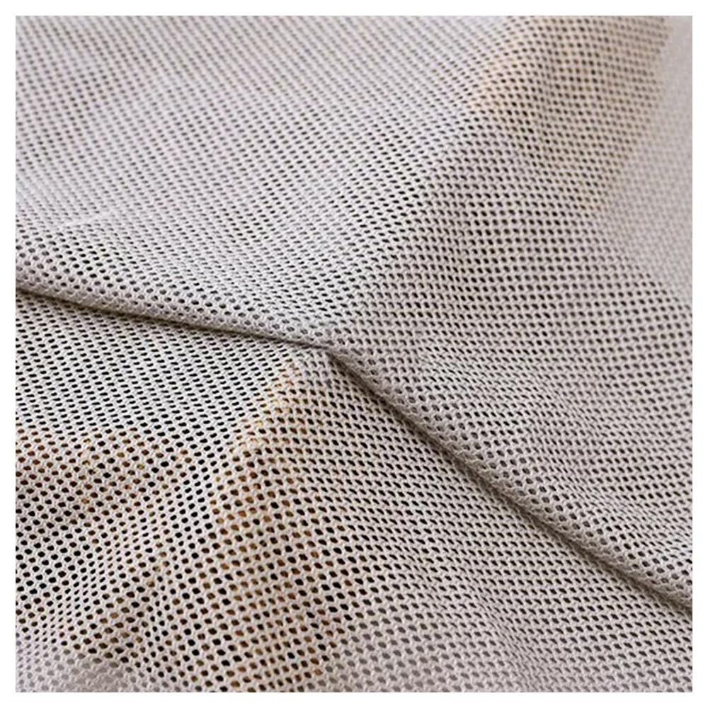 Gumney Slightly Stretchy Mesh Fabric, Lightweight Soft Breathable Polyester Mesh Netting for Backpack Pocket, Shopping Bag, Netting Clothes Accessories, Sewing and Crafts, 78.74"x 61"(Khaki)