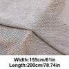 Gumney Slightly Stretchy Mesh Fabric, Lightweight Soft Breathable Polyester Mesh Netting for Backpack Pocket, Shopping Bag, Netting Clothes Accessories, Sewing and Crafts, 78.74"x 61"(Khaki) view 2