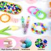 180PCS FIVEIZERO 12mm Silicone Beads - Focal Round Rubber Turquoise Beads for DIY, Keychain Accessories and Crafts Making view 3