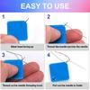 Simple Needle Threader, 2024 Upgraded Automatic Needle Threaders for Hand Sewing, Sewing Machine Needle Threader Needle Threader Tool, Needle Threader for Sewing Machine (5 Pack Green) view 2