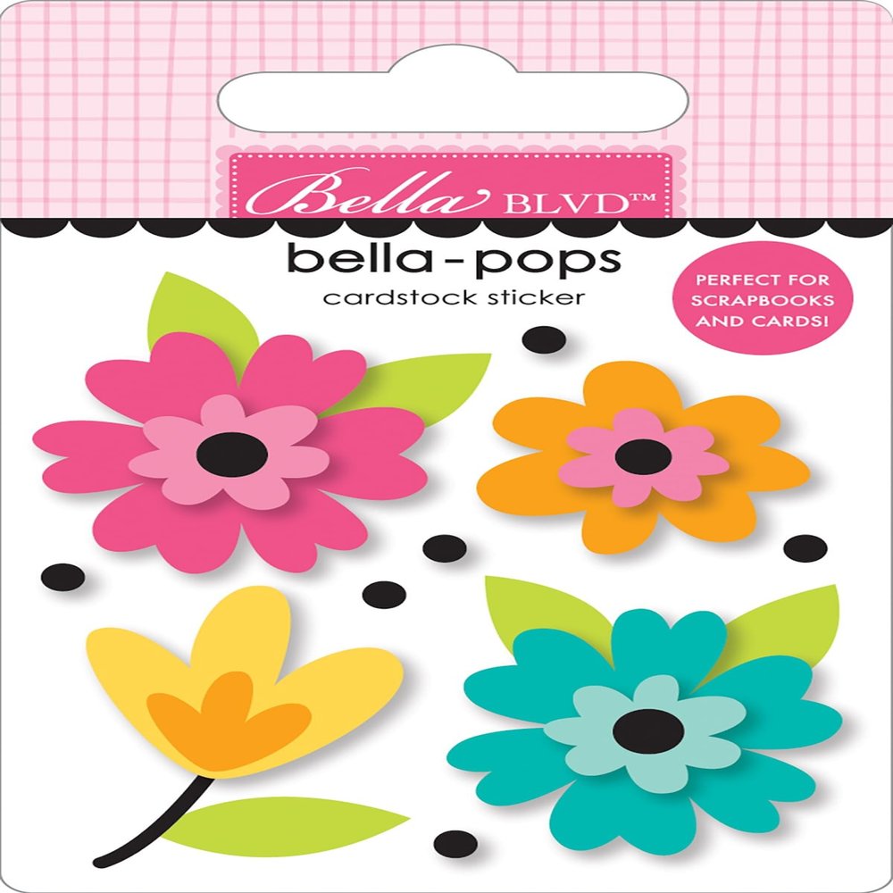 Doodlebug Teen Vibe Caitlyn Bella-Pops 3D Stickers-Too Cute