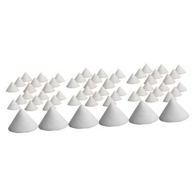 ULDIGI 60pcs Ceramic Refractory Support Nails High-Temperature Accessories for Pottery and Crafts Oxide Firing Tools Easy to Use and Store