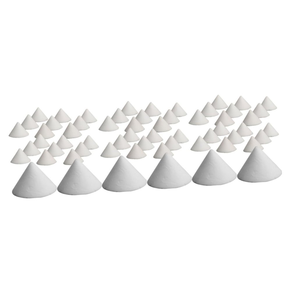 ULDIGI 60pcs Ceramic Refractory Support Nails High-Temperature Accessories for Pottery and Crafts Oxide Firing Tools Easy to Use and Store