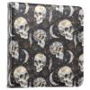 ALAZA Boho Style Skulls Photo Album Self Adhesive Scrapbook Album PU Leather Cover 3 Ring Binders Photo Book for Wedding Family Travel Memory view 1