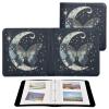 ALAZA Moon Stars Butterfly Photo Album Self Adhesive Scrapbook Album PU Leather Cover 3 Ring Binders Photo Book for Wedding Family Travel Memory view 2