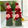 TEHAUX 8pcs Cone Floral Foam Blocks Cone Shaped Flower Mud for Arrangements Wedding Bouquets and Festive Decorations Water-Absorbing Craft Material Height view 4