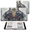 innewgogo Vintage Train PU Leather Photo Album for Family Self DIY Scrapbook Album with 8x10 Inches 40 Pages 3 Ring Scrapbooking for Travel Couple Wedding Anniversary view 2