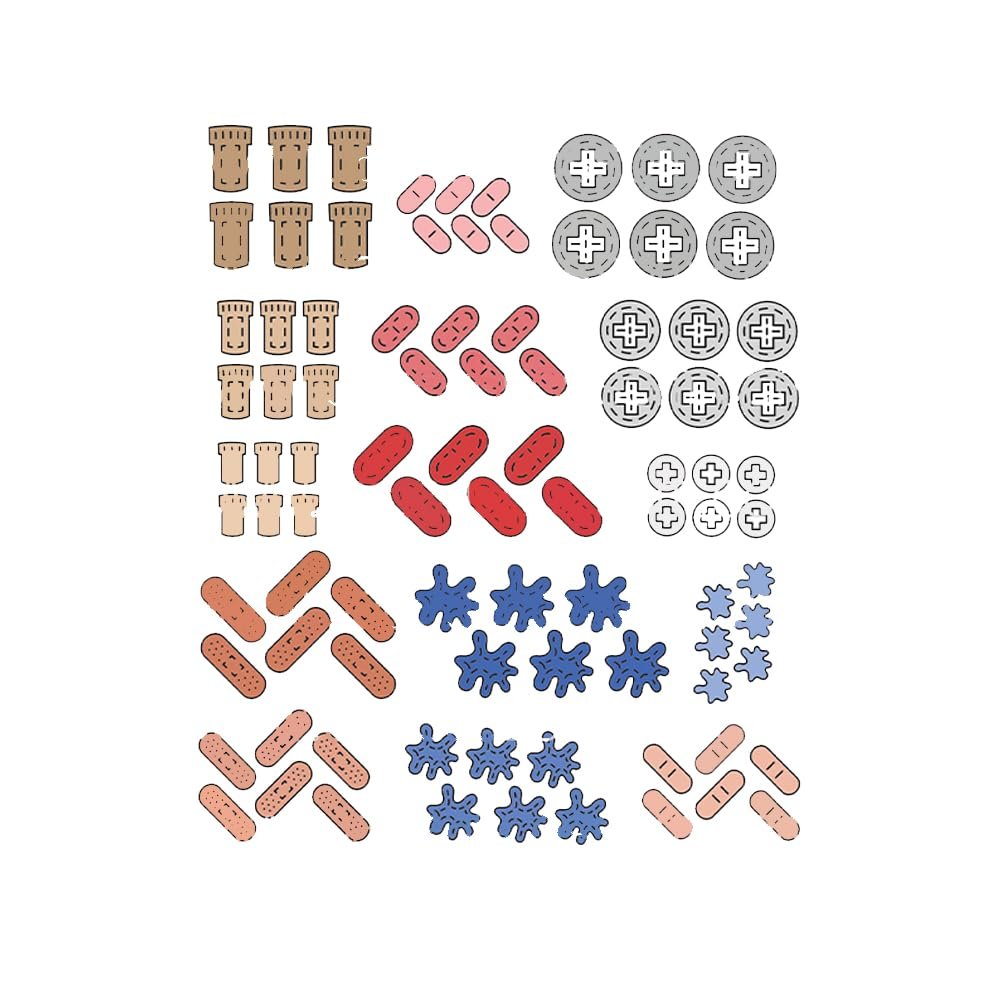 2024 New Gnome Doctors and Nurses Decorate Accessories Metal Cutting Dies for DIY Making Scrapbooking Birthdays Album Greeting Card Stencil Die Cuts (Z9390-Dies)