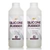 CoatCast Silicone Rubber Kit 18A for DIY Mold Making (70.4 oz) - Super Elastic, Translucent, Fast Cure, Non-Toxic, 1:1 Ratio Liquid Silicone for Resin and 3D Molds (4.4 Pounds) view 1