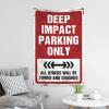 ADWD Tapistreys for Room Deep Impact Parking Only Tapestry Bed Room Asserories Room Stuff(75X100CM) view 3