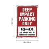 ADWD Tapistreys for Room Deep Impact Parking Only Tapestry Bed Room Asserories Room Stuff(75X100CM) view 4