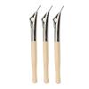 Pottery Batik Printing Pen,3Pcs Stainless Steel Wooden Handle Clay Carving Tools Clay Sculpting Drawing Pen Batik Art Tool for Drawing On Fabric Cloth Crafts view 1
