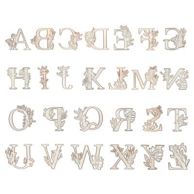 WZWHXJHJH Letters and Numerals Die Cuts for Card Making Scrapbooking & Stamping Supplies Stencils for Card Making Crafters Companion Stamps and Metal Dies for Paper Crafting (Flower English Letter)