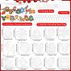 AUGSUN Fuse Beads Pegboards, Christmas 5 mm Fuse Beads Pegboards Kit, Including 15 Plastic Boards, 15 Hang Ropes, 15 Keychains, 4 Tweezers and 1Gift Box, Christmas Gift Set for Art Crafts view 2