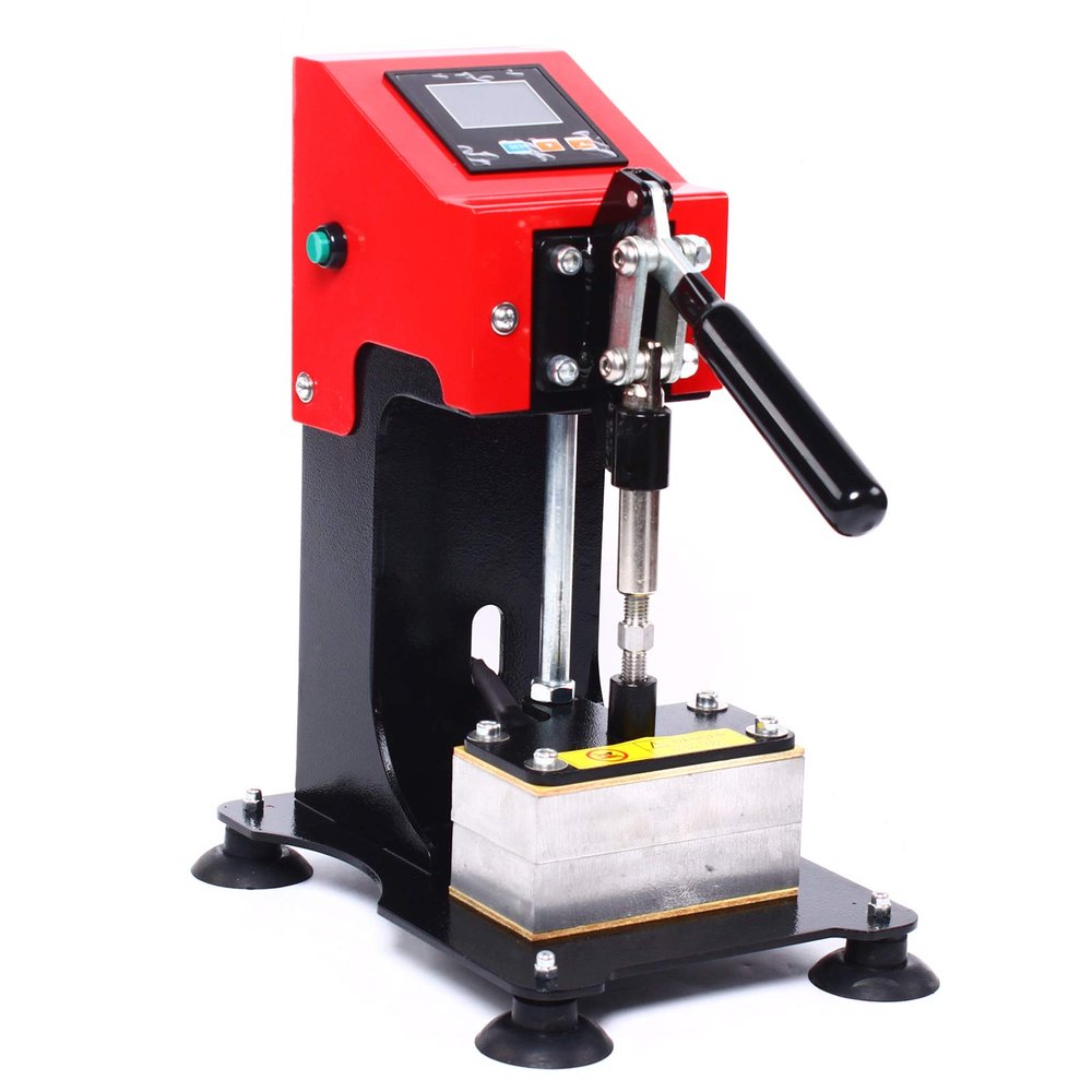 Manual Hot Foil Stamping Machine Dual Heated Plates Upgraded Stamping Printer 900W,with 3 x 5 Inch Dual Heat Plates for Printing Heat Transfer Equipment