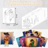 Ctosree 12 Sets Pre Drawn Canvas Kit for Painting Adults Sip and Paint Kit Art Pre Printed Canvas Bulk for Easter Mother's Day Gifts Adult's Date Night(Gorgeous Lady,8 x 10 in) view 3