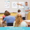 HCTBN Self-Stick Mini Easel Pad, 15 in x 18 in, 30 Sheets/Pad, 4 Pads, Sticky Flip Chart Paper for Teachers, Great for Students, Super Sticking Power & Bleed-Resistant view 3