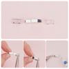 SUNNYCLUE 1 Box 16 Sets 4 Colors Fold Over Clasp Foldable Clasps Bulk Golden Silver Metal Brass Rectangle Extender Small Foldover Extension Clasp for Bracelets Necklaces Jewelry Making DIY Crafts view 3