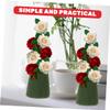 JEWEDECO 4pcs DIY Cone Shape Floral Foam Blocks Flower Arrangement Mud for Fresh and Artificial Flowers for Home Decor and Holiday Celebrations view 4