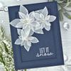 FAWENUCY Scrapbooking Die-Cuts, Layer Frame Net Set Metal Cutting Dies for Card Making, Paper Craft Template, Background Embossing Stencils, DIY Album Dcor (Flower C) view 4