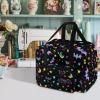 CREAMIC Colorful Bat Sewing Machine Case Sewing Machine Carrying Case Sewing Machine Carrying Tote Bag Sewing Machine Storage Organizer Compatible with Sewing Machines and Accessories view 2