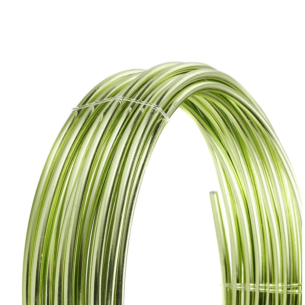 LKXHarleya 18 Gauge 1mm Anodized Aluminum Craft Wire, 32.8 Feet/Roll Flexible Metal Wire for Sculpting, Modelling, Bonsai Training, Jewelry Making