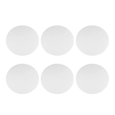 PGNEX 6PCS Round Canvas Drawing Board Art Painting Board Artist Round Shape Canvas Board Oil Paint Canvas Sketchpad