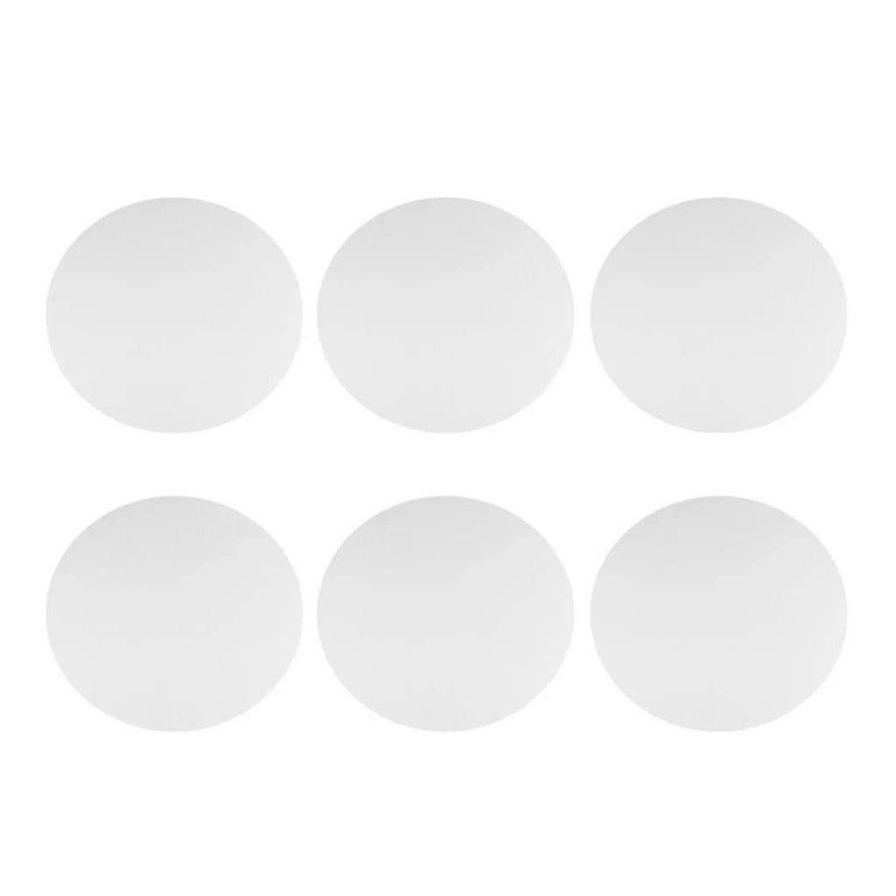 PGNEX 6PCS Round Canvas Drawing Board Art Painting Board Artist Round Shape Canvas Board Oil Paint Canvas Sketchpad