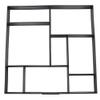 PZLVAME 8 Grid Plastic DIY Square Moulds Paving Concrete Paving Path Mould for Making Paving Paths Garden Floors view 1
