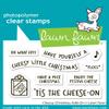Lawn Fawn LF3502 Cheesy Christmas Add-On 2X3 Clear Stamp Set view 1