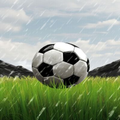CISDKK Modern x-Stitch Pattern,Embroidery Kits for Adults Advanced,Sport,Printable Sports Art,Boys Room Decor,Playroom,Teen,Soccer Football,Sport Balls,11CT,13.39 * 17.33 inch