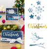 3PCS Hot Foil Plate Christmas Snowflake Tree Branch Merry Christmas Words Metal Foil Plate Dies for Card Making Paper Crafts Embossing Scrapbooking Arts Crafts Handmade Crafts view 1