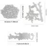3PCS Hot Foil Plate Christmas Snowflake Tree Branch Merry Christmas Words Metal Foil Plate Dies for Card Making Paper Crafts Embossing Scrapbooking Arts Crafts Handmade Crafts view 2