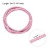 MECCANIXITY Braided Leather Cord, 4mm Round Braided Faux Leather Necklace Cord Bolo Tie String 2 Yard for Jewelry Making Necklace Crafts Beading Braiding 27 view 2