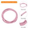 MECCANIXITY Braided Leather Cord, 4mm Round Braided Faux Leather Necklace Cord Bolo Tie String 2 Yard for Jewelry Making Necklace Crafts Beading Braiding 27 view 3