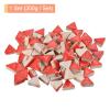 MECCANIXITY 200g Ceramic Mosaic Tiles for Crafts Bulk, Triangle Red Ceramic Tiles for Mosaic Kits Garden Stepping Stone Cup Mat view 3