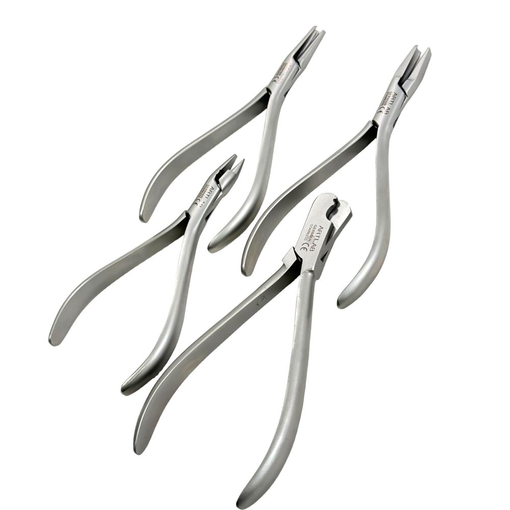 Metal Forming Kit of 4 Pliers | Wire Bending, for Forming Loops, Curves, Rings, Angles, and More. Hobby Wires, Jewelry Wire Bending Tools | Made of German Stainless Steel
