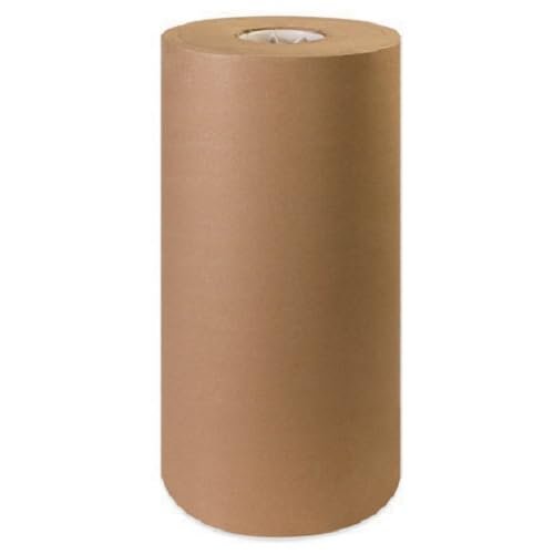 18" Wide x 720' Long 50lb Thickness Brown Kraft Paper Roll For Packing, Shipping, Gift Wrapping Crafts, Cushioning Void Fill Rolls 100% Recycled Material