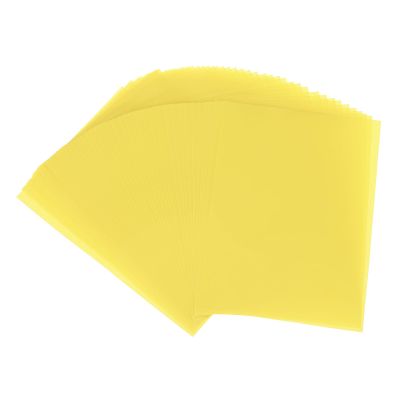 PATIKIL 65 Sheets Vellum Paper 5x7, Vellum Paper Printable Translucent Paper 100GSM for Invitations Printing, Yellow