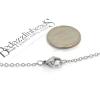 5 Dainty Hypoallergenic Surgical 304 Grade Stainless Steel Silver 1.5mm Thin 17.5 Inch Short Chain Necklaces view 4