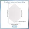 GOMAKERER 200 Pcs Elongated Hexagon English Paper Piecing Epp Set, 3.15x1.57 Inch Precise Paper Templates for DIY Patchwork Sewing Quilting Crafts view 2