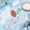 GOMAKERER 200 Pcs Elongated Hexagon English Paper Piecing Epp Set, 3.15x1.57 Inch Precise Paper Templates for DIY Patchwork Sewing Quilting Crafts view 4