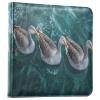 Coikll Three Gray Geese Leather Photo Album 3-Ring DIY Picture Book for Family Wedding Self-Stick Scrapbook view 2