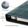 Coikll Three Gray Geese Leather Photo Album 3-Ring DIY Picture Book for Family Wedding Self-Stick Scrapbook view 4
