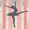 CISDKK Adults Printed Cross Stitching,Counted Cross Stitch Patterns,Modern Dance,Jazz,Ballet,Dance,Girls,Dance Room,Girls Quotes,11CT17.33 * 21.65 inch view 1