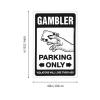 ADWD Wall Tapestry for Bedroom Gambler Parking Only Tapestry Tapestry for Bedroom Aesthetic Man Cave Bar(75X100CM) view 4