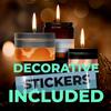 VViViD Candle Making Kit Deluxe Edition, Full DIY Starter-to-Professional Set, Wax, Jars, Tins, Dyes and More view 2
